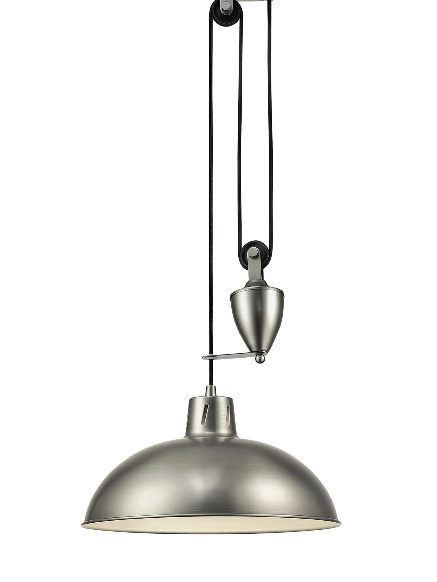 Wellington Pulley System Pendant 1 Light Antique Nickel D0150  Deco Wellington